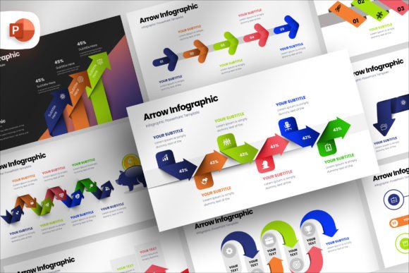 Arrow Infographic PowerPoint Template: Visual Storytelling for Professionals