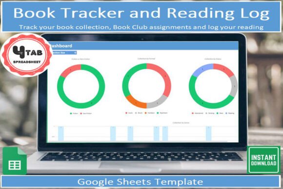 Book Collection I Book Reading Log: Track What You Own