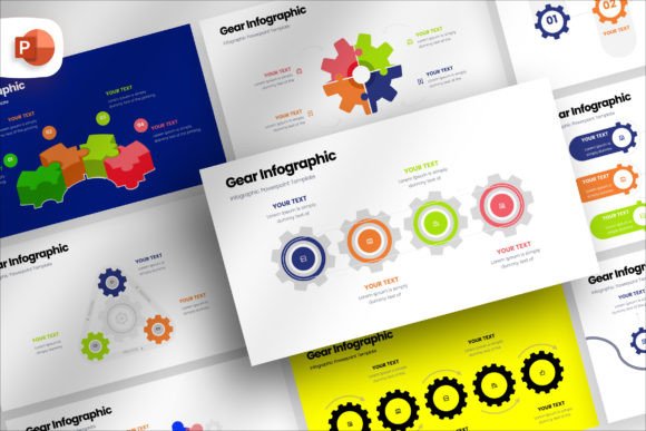 Gear Infographic Presentation Template: Your Shortcut to Polished, Professional Presentations