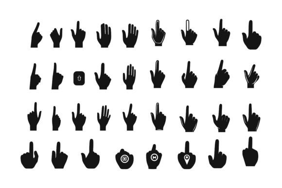 How a Black Silhouette Set of Human Hand Streamlines Visual Communication Workflows