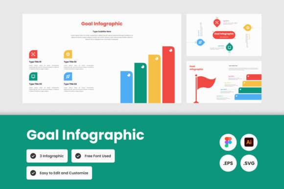 How Goal Infographic Template V4 Helps You Communicate Objectives Clearly