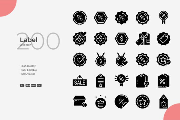 Label Glyph: A Versatile Icon Set for Streamlined Visual Communication