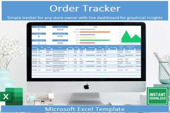 Order Tracker Spreadsheet Template for Streamlined Business