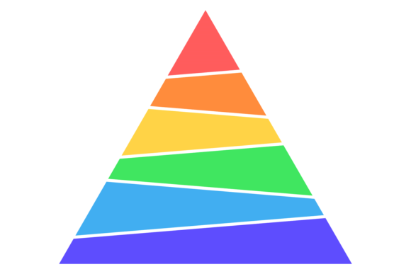 Pyramid Chart Color Element: Infographic Design That Actually Communicates