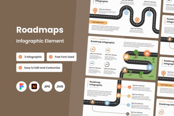 Roadmaps Infographic Template V1 for Clearer Planning