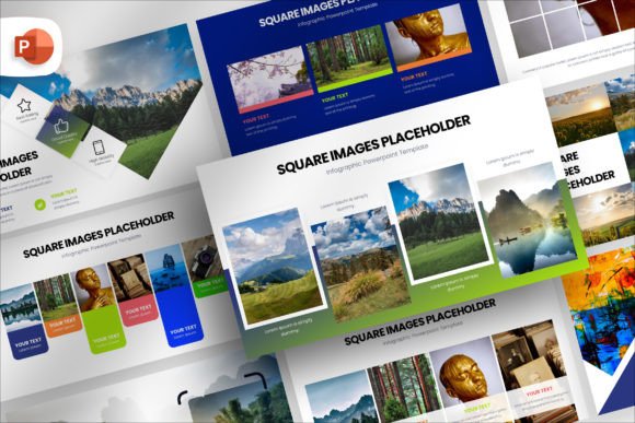 Square Placeholder Infographic Template: A Strategic Tool for Clearer, More Impactful Presentations